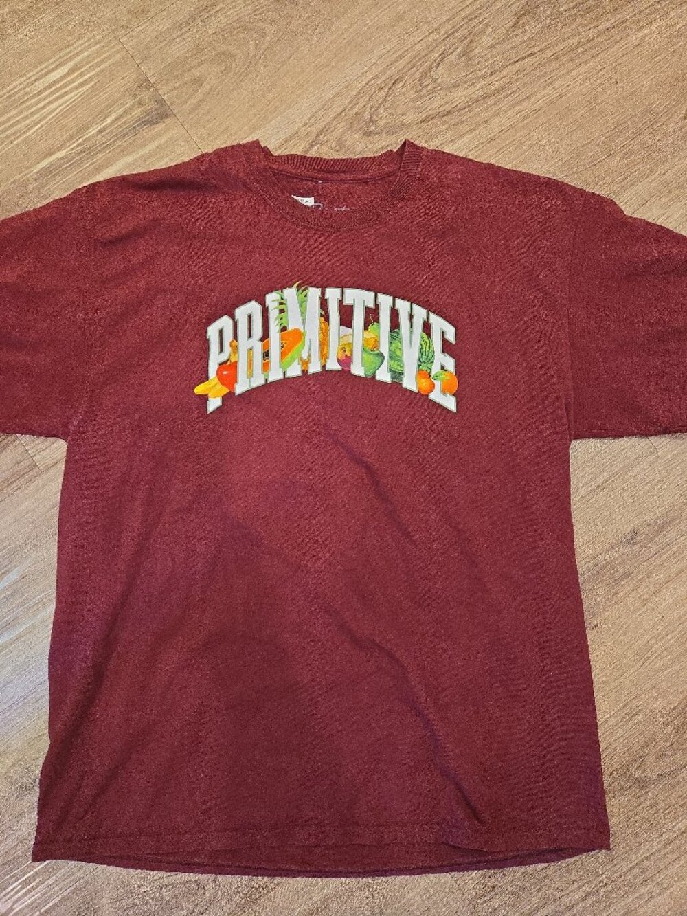 Primitive Skateboarding Logo Design Short Sleeve T-Shirt